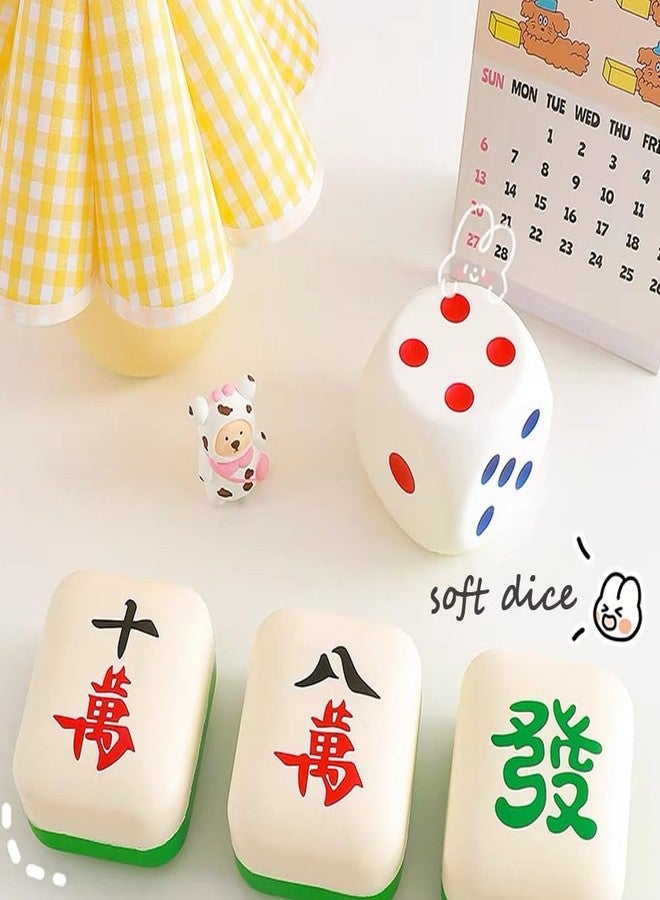 Yowget Large Foam Dice Stress Ball,with Dots 6 Sided Dice EVA Foam Dices,Blank Slate Board Game to Get Your Lucky Numbers,Anxiety Relieve for Parties, Game, and Gifts - Image 4